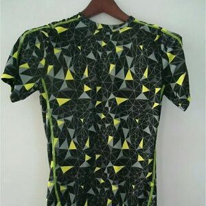 Tapout Athletic Cycling Youth Shirt Size L (14 - 16) Geometric Spider Web Design